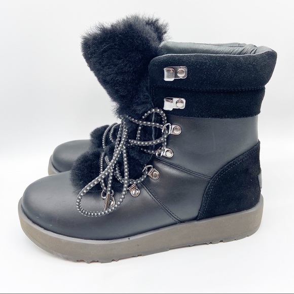 viki genuine sheepskin waterproof boot
